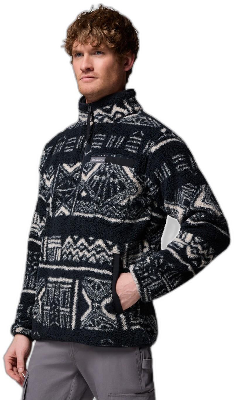 Rugged Ridge High Pile Half-Zip - Mens - black deschutes days 1