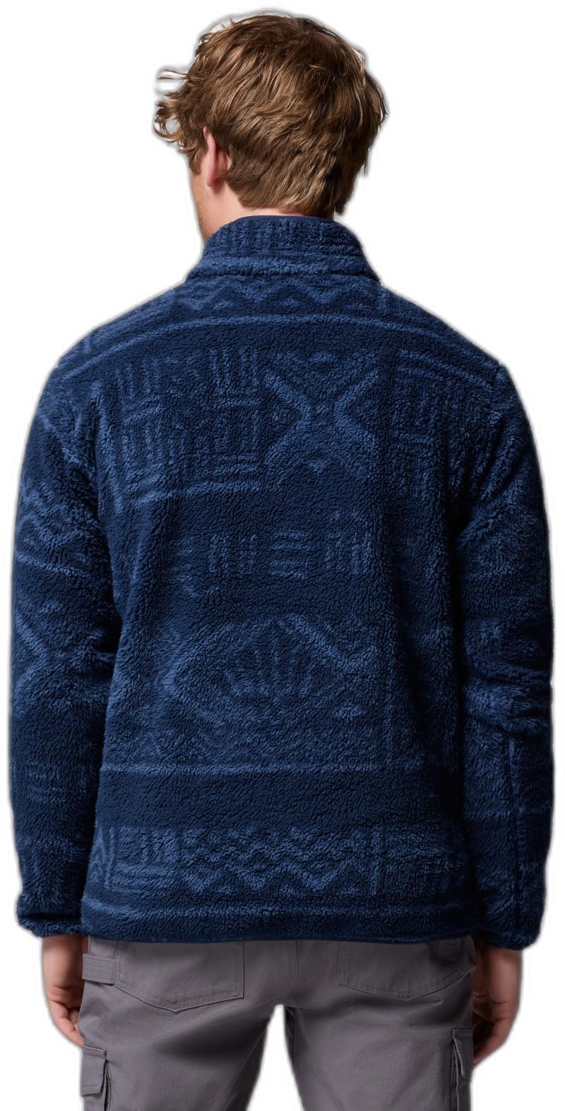 Rugged Ridge High Pile Half-Zip - Mens - collegiate navy deschutes days 1