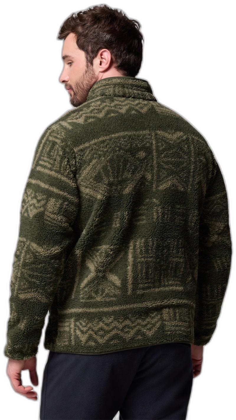 Rugged Ridge High Pile Half-Zip - Mens - greenscape deschutes days 1