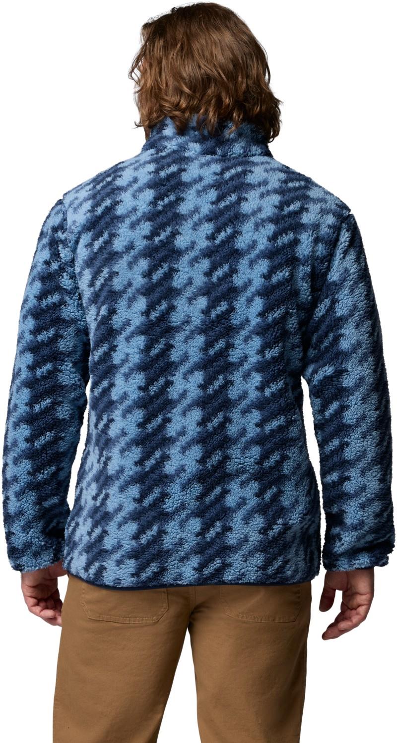 Rugged Ridge High Pile Half-Zip - Mens - rainy day twills / collegiate navy 1