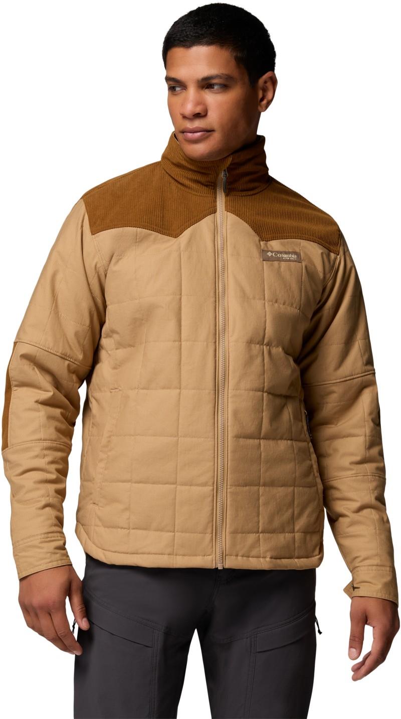 Saddle Point Insulated Jacket - Mens - sahara / walnut 1