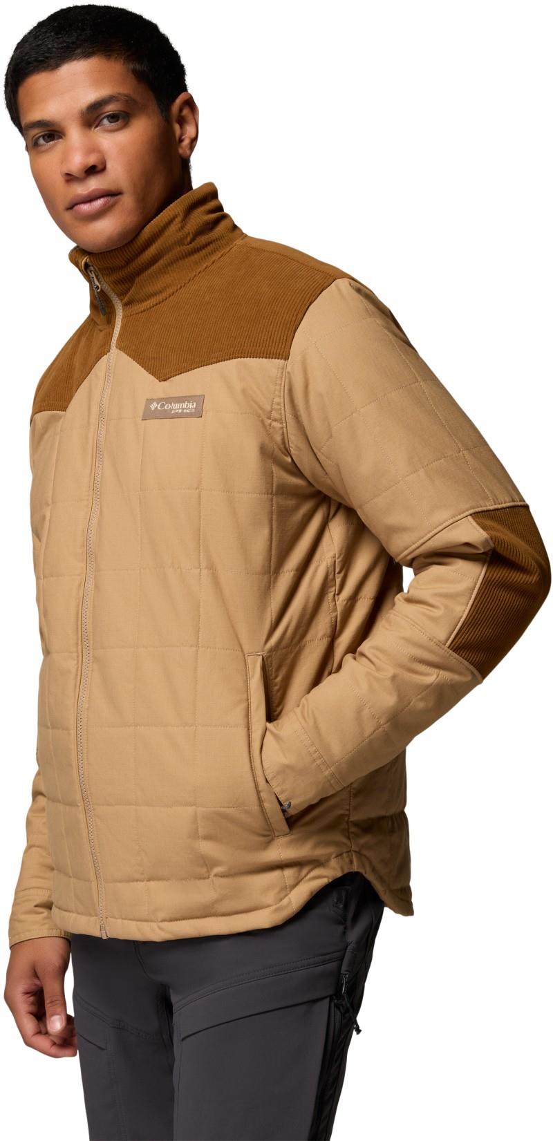 Saddle Point Insulated Jacket - Mens - sahara / walnut 1