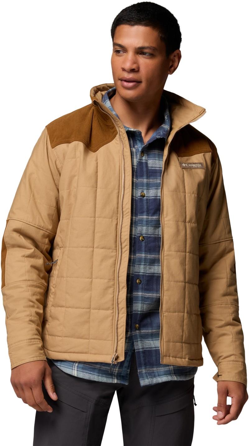 Saddle Point Insulated Jacket - Mens - sahara / walnut 1