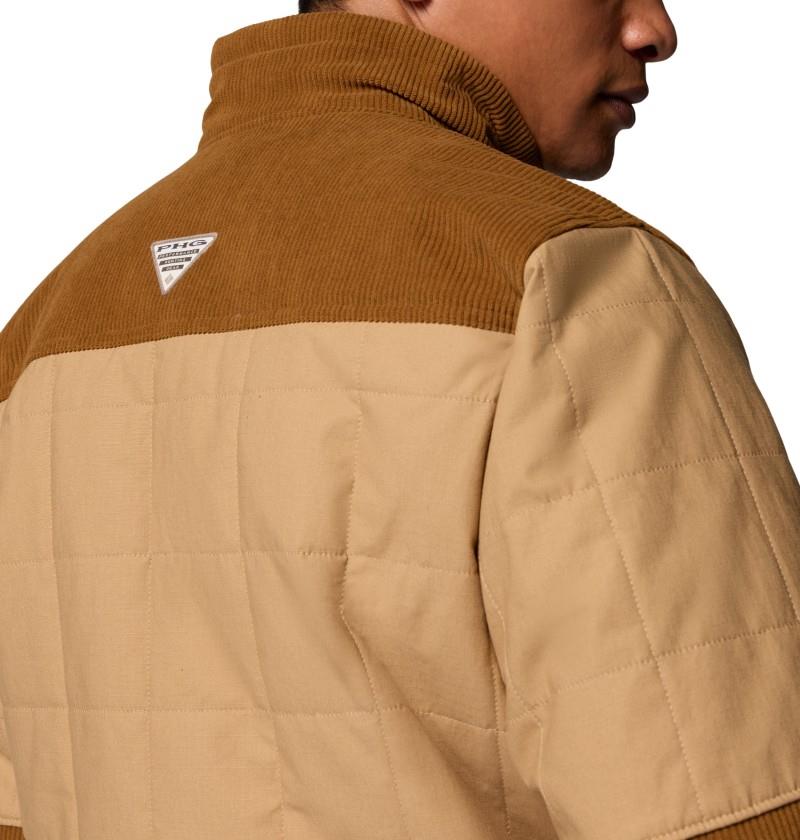 Saddle Point Insulated Jacket - Mens - sahara / walnut 1