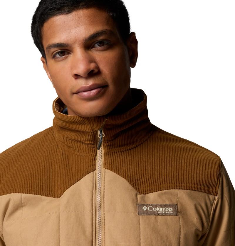 Saddle Point Insulated Jacket - Mens - sahara / walnut 1