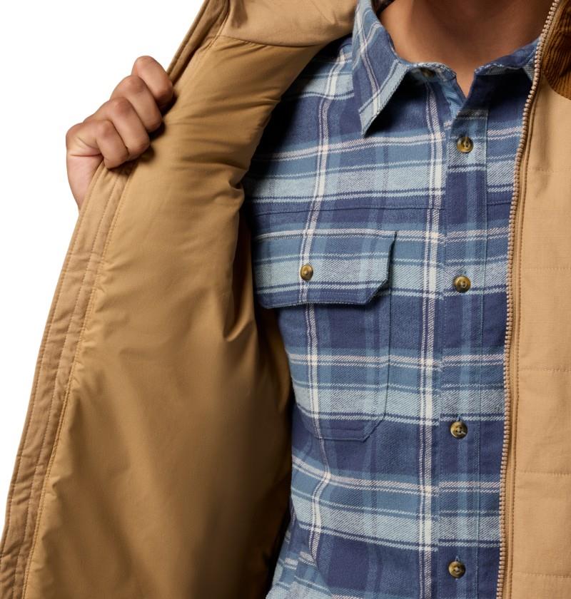 Saddle Point Insulated Jacket - Mens - sahara / walnut 1