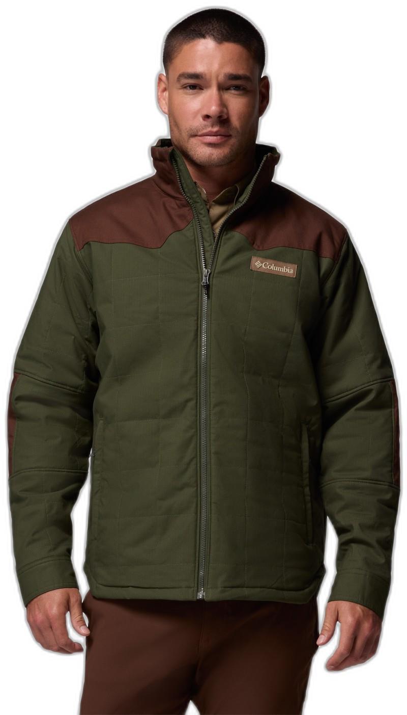 Saddle Point Insulated Jacket - Mens - surplus green / tobacco 1
