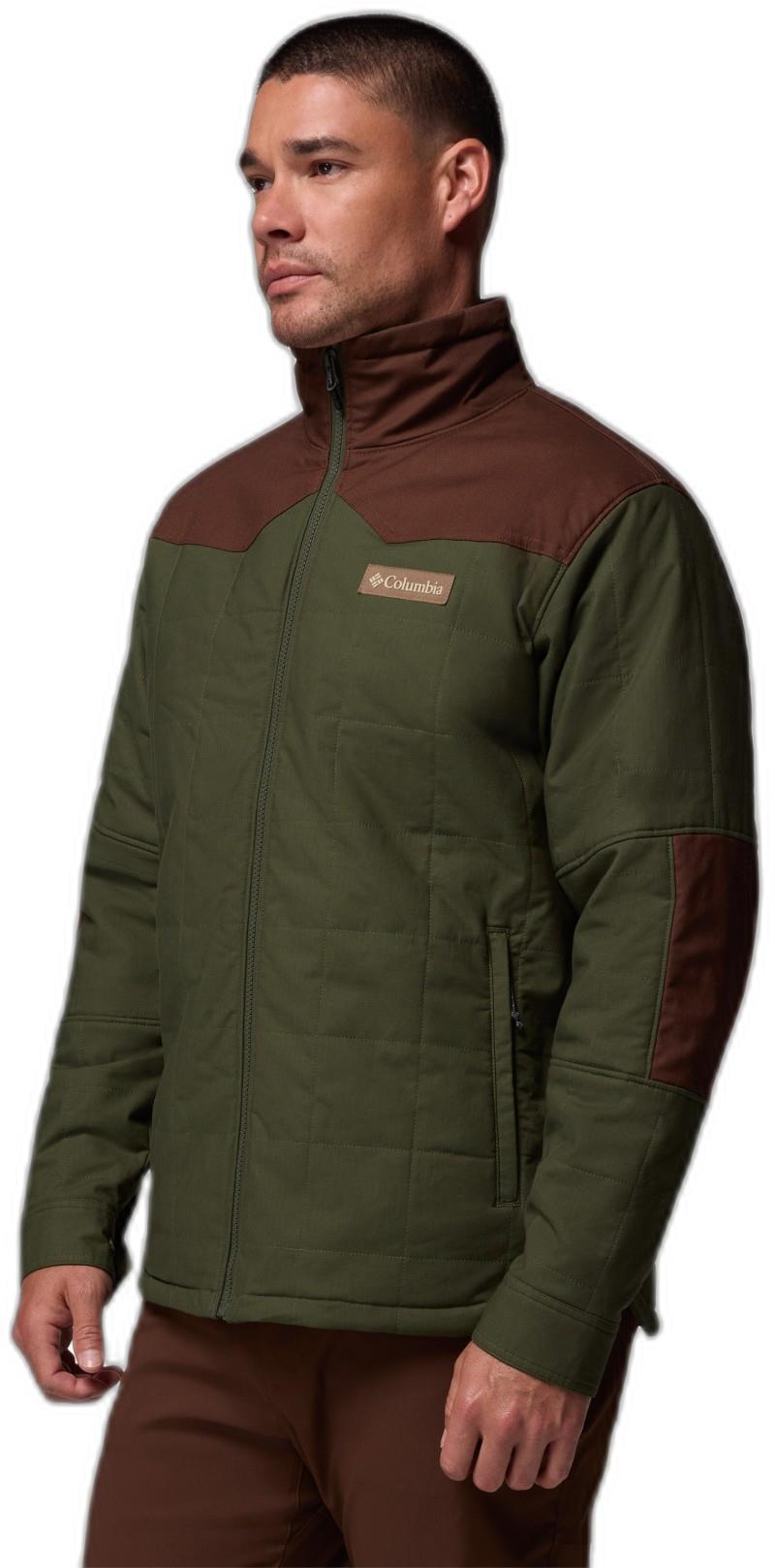 Saddle Point Insulated Jacket - Mens - surplus green / tobacco 1