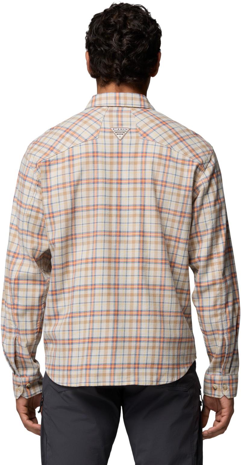 Saddle Point Tech Flannel - Mens - dark stone 1