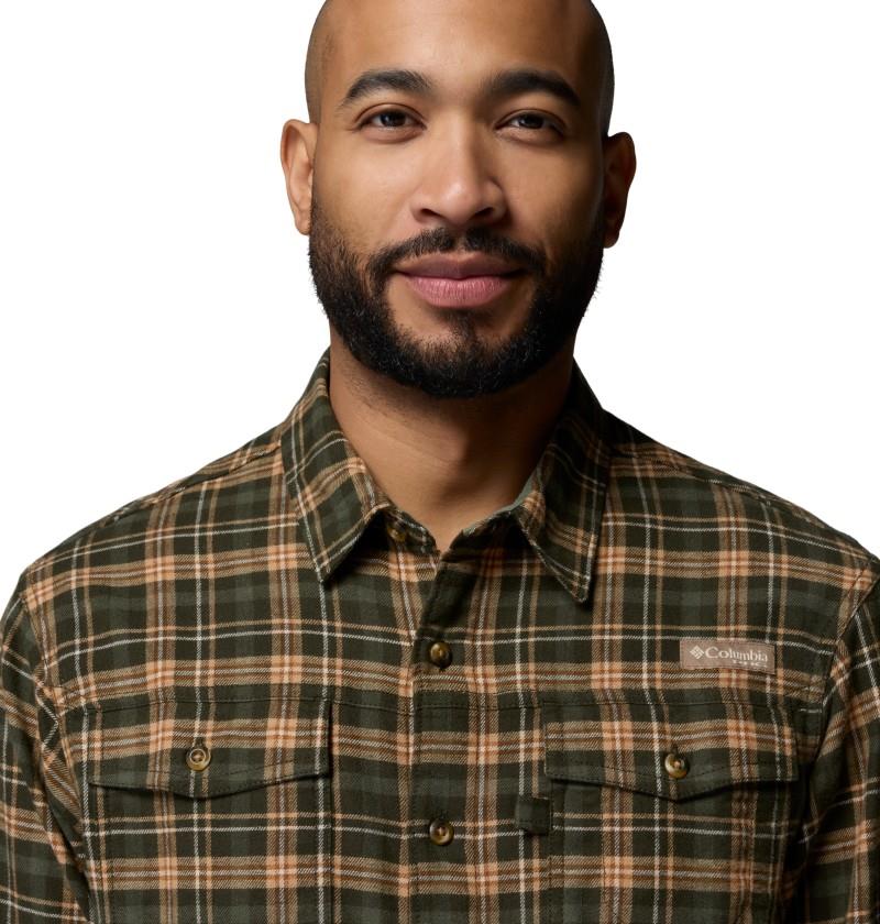 Saddle Point Tech Flannel - Mens - greenscape 1