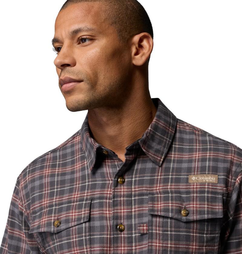 Saddle Point Tech Flannel - Mens - shark 1