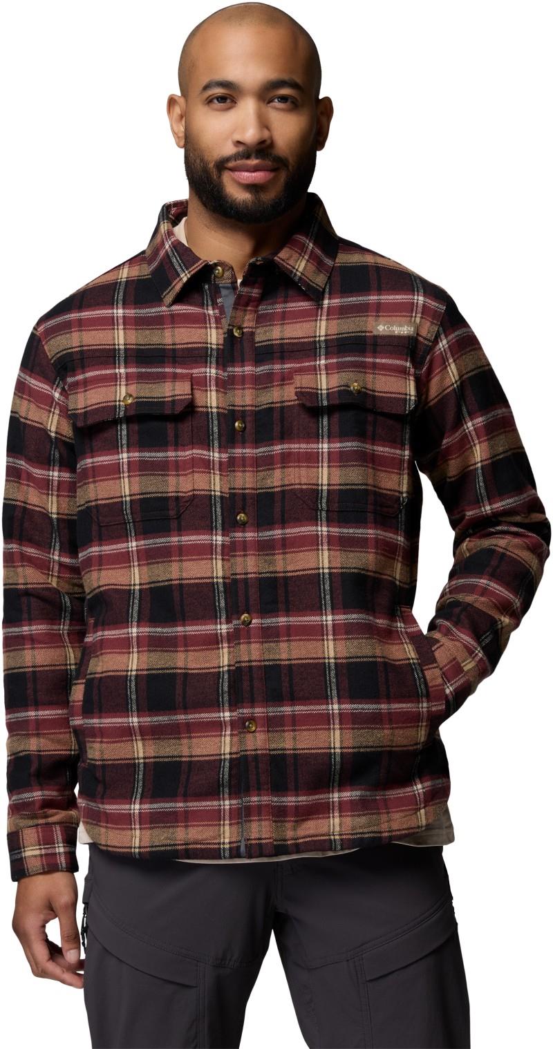 Saddle Point Warm Lined Flannel - Mens - black / roundup plaid 1