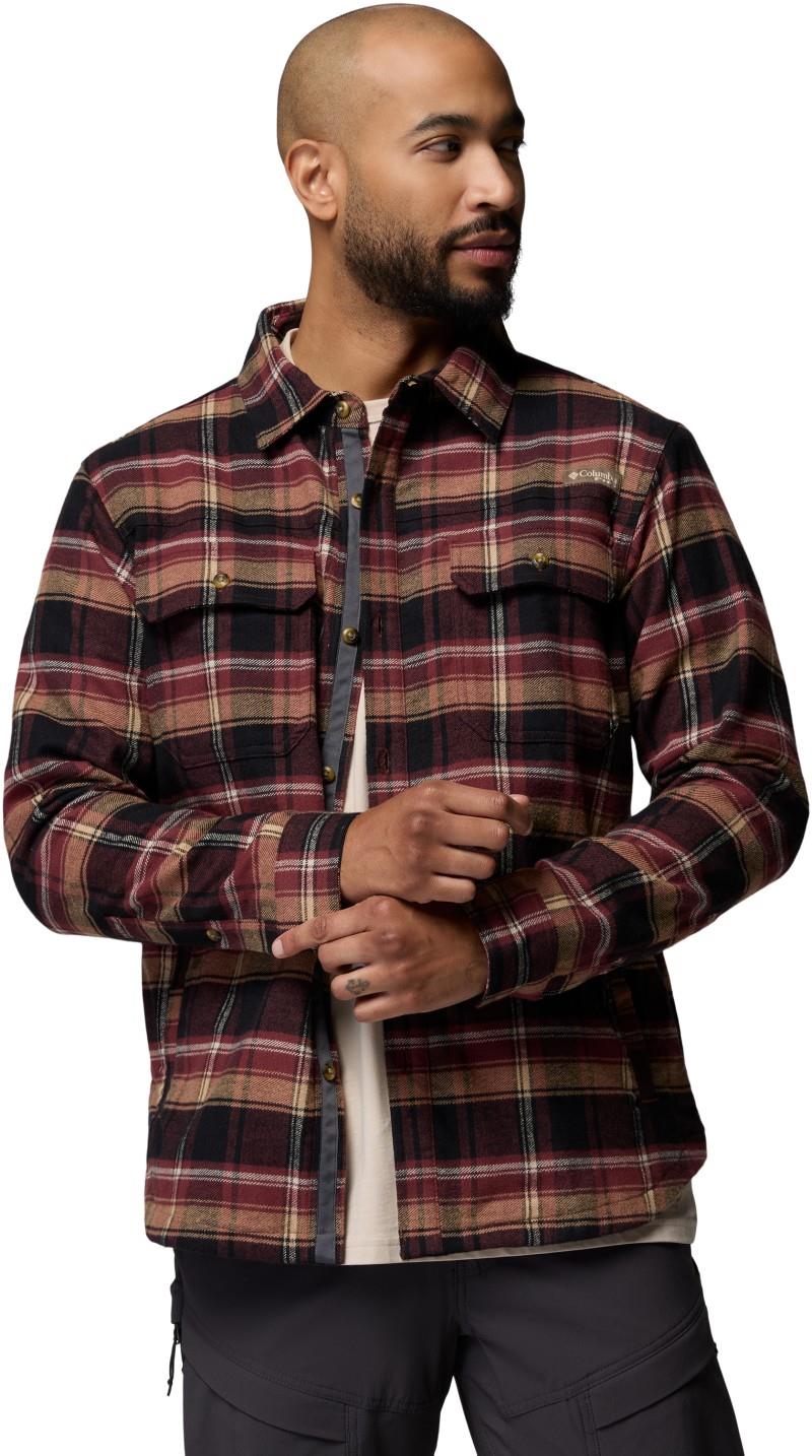 Saddle Point Warm Lined Flannel - Mens - black / roundup plaid 1