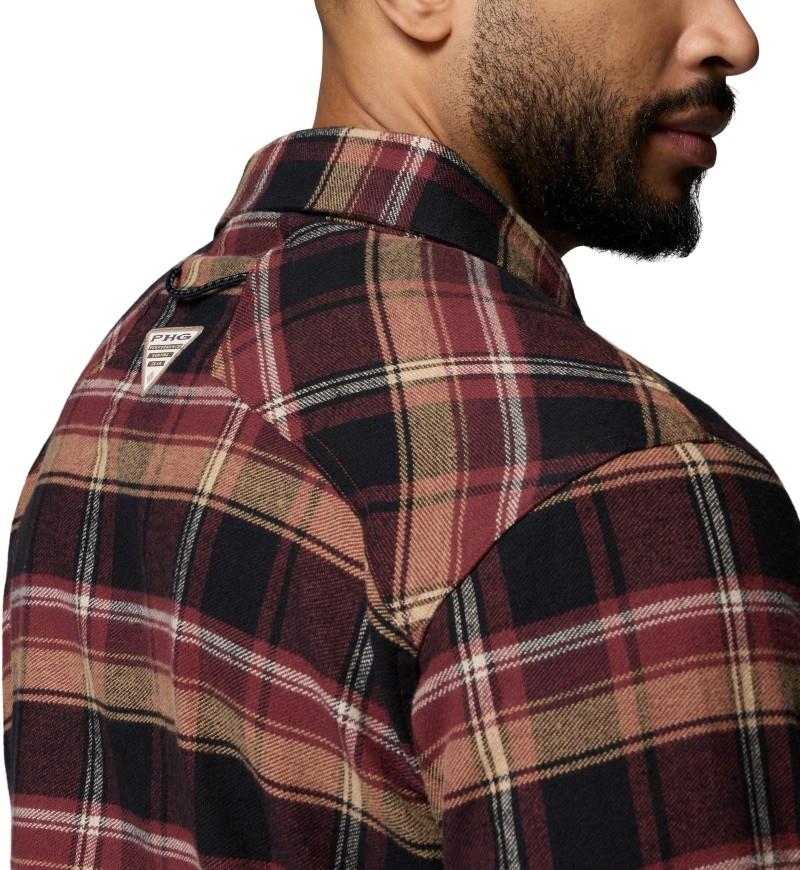Saddle Point Warm Lined Flannel - Mens - black / roundup plaid 1