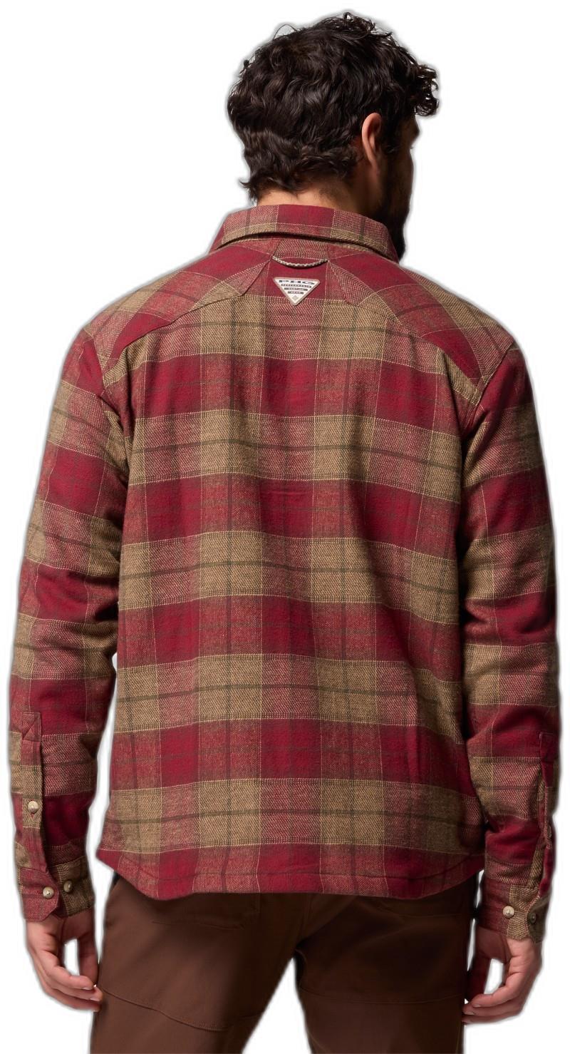 Saddle Point Warm Lined Flannel - Mens - cedar iron sight buffalo 1