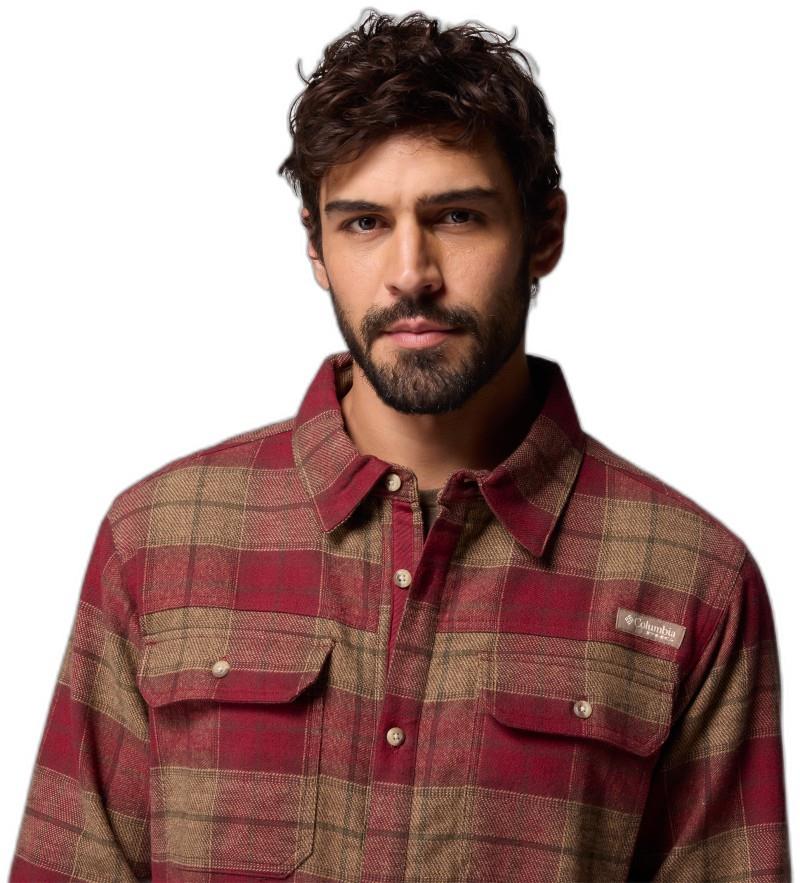 Saddle Point Warm Lined Flannel - Mens - cedar iron sight buffalo 1