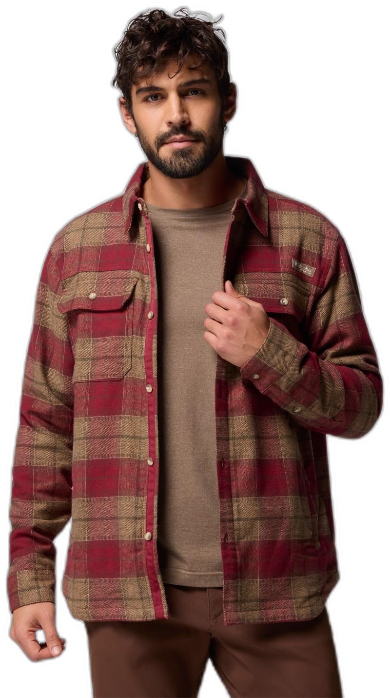 Saddle Point Warm Lined Flannel - Mens - cedar iron sight buffalo 1