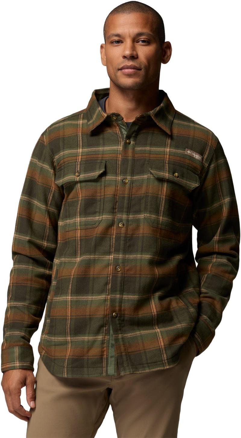 Saddle Point Warm Lined Flannel - Mens - greenscape / roundup plaid 1