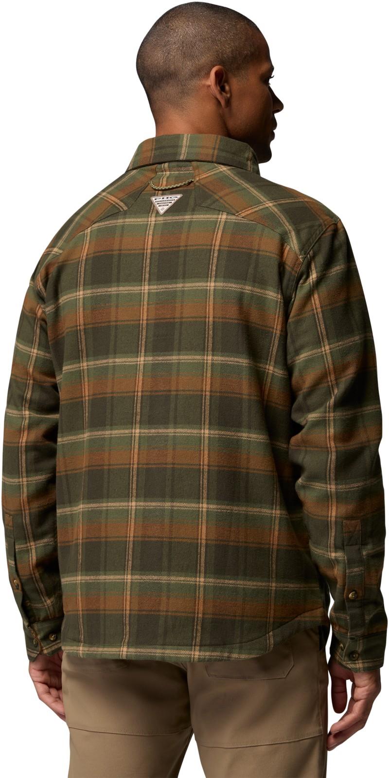 Saddle Point Warm Lined Flannel - Mens - greenscape / roundup plaid 1