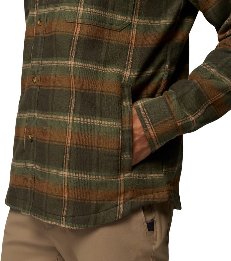 Saddle Point Warm Lined Flannel - Mens - greenscape / roundup plaid 1
