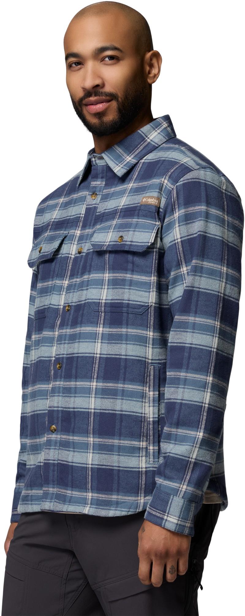 Saddle Point Warm Lined Flannel - Mens - nocturnal / roundup plaid 1