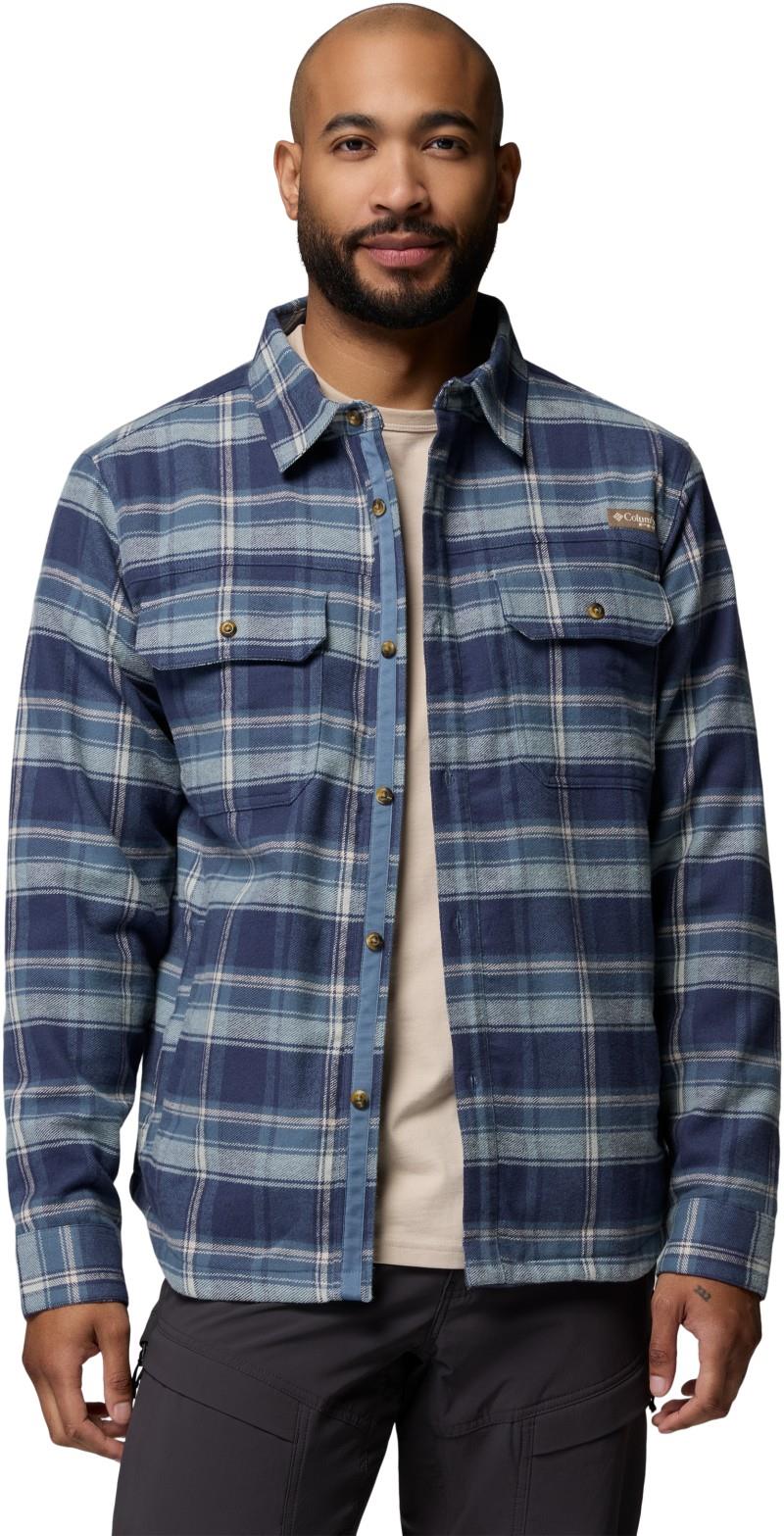 Saddle Point Warm Lined Flannel - Mens - nocturnal / roundup plaid 1