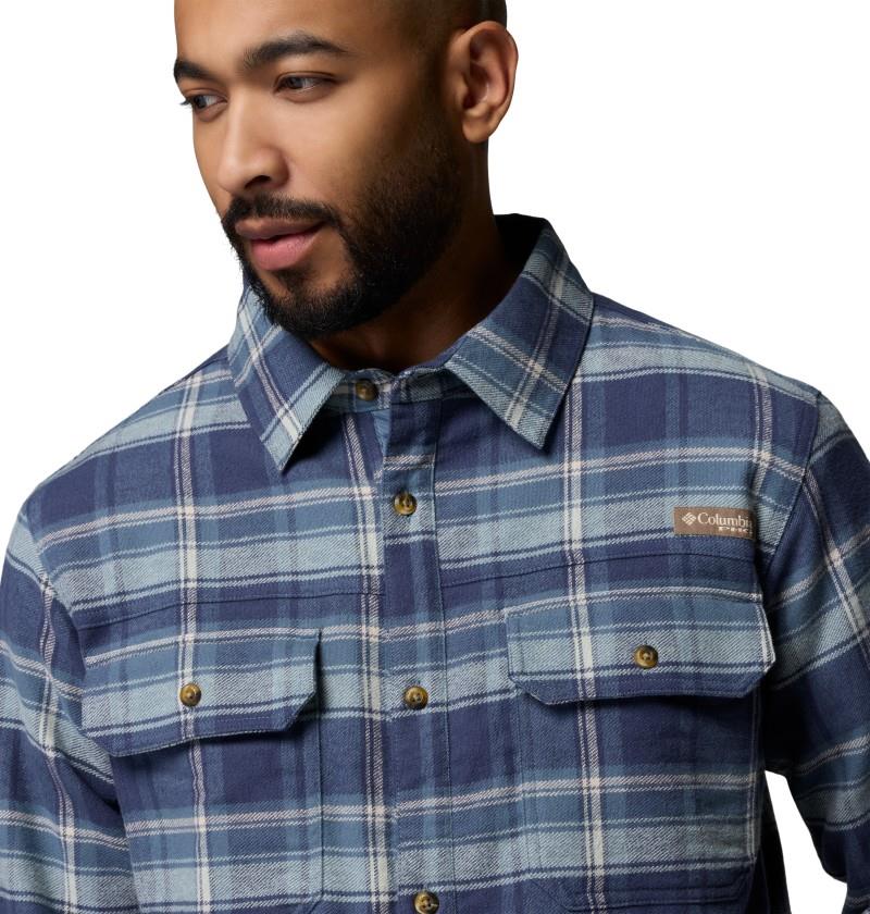 Saddle Point Warm Lined Flannel - Mens - nocturnal / roundup plaid 1