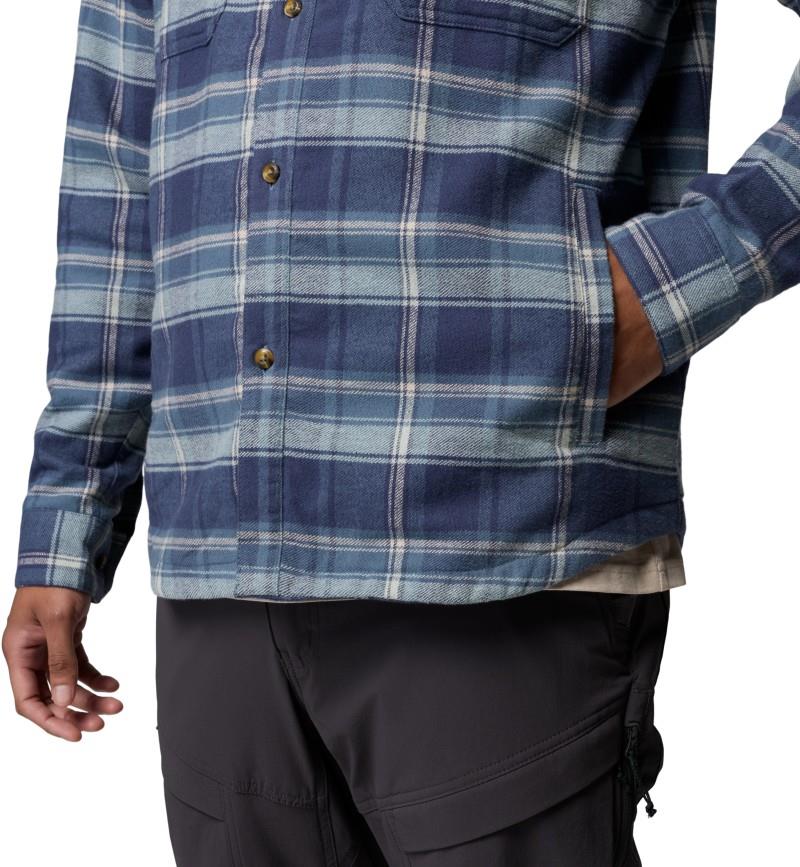 Saddle Point Warm Lined Flannel - Mens - nocturnal / roundup plaid 1