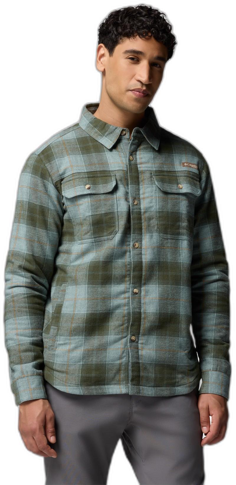 Saddle Point Warm Lined Flannel - Mens - surplus green iron sight buffalo 1