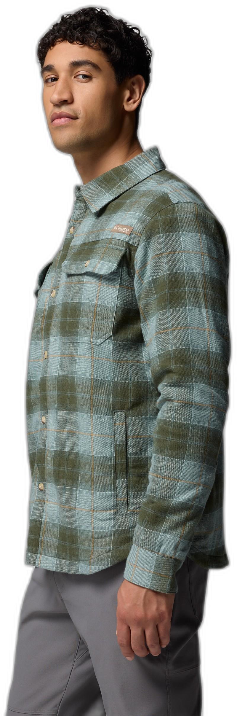 Saddle Point Warm Lined Flannel - Mens - surplus green iron sight buffalo 1