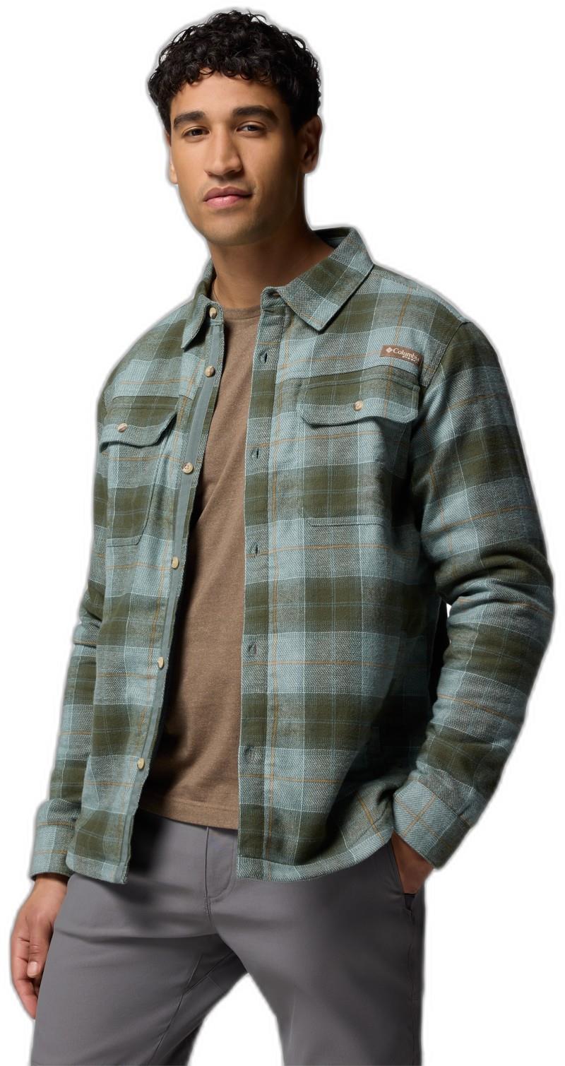 Saddle Point Warm Lined Flannel - Mens - surplus green iron sight buffalo 1