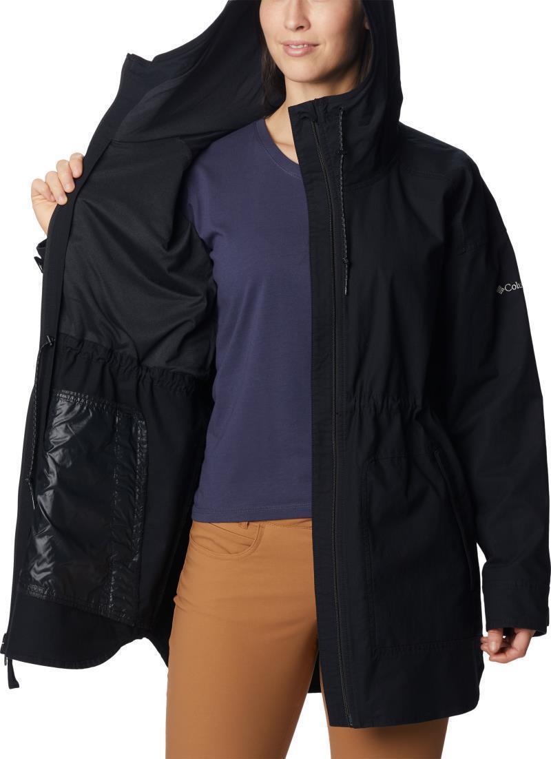 Sage Lake Long Lined Jacket - Womens - Black 5