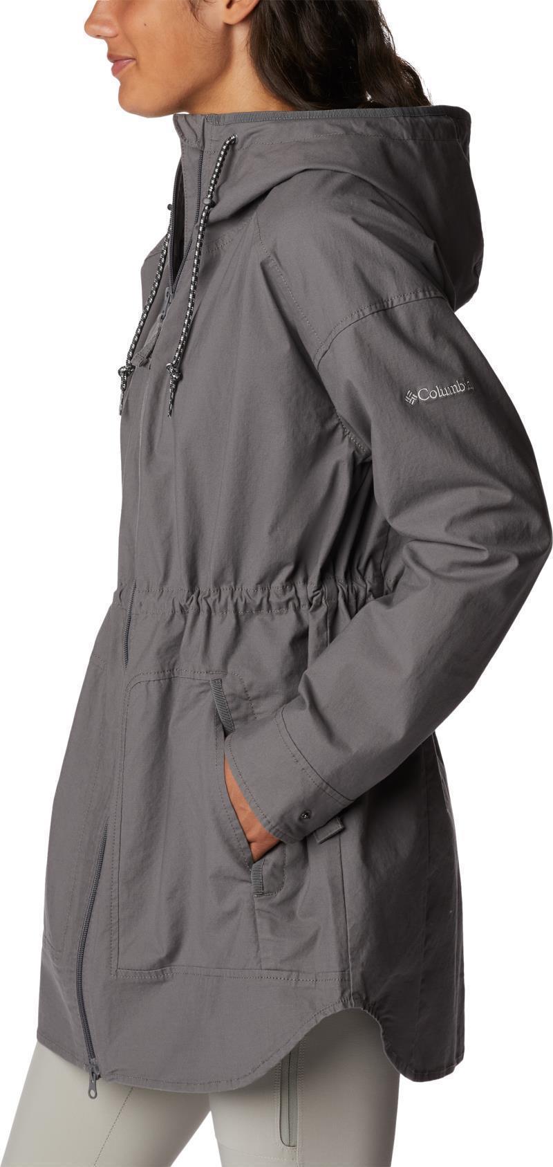 Sage Lake Long Lined Jacket - Womens - City Grey 2
