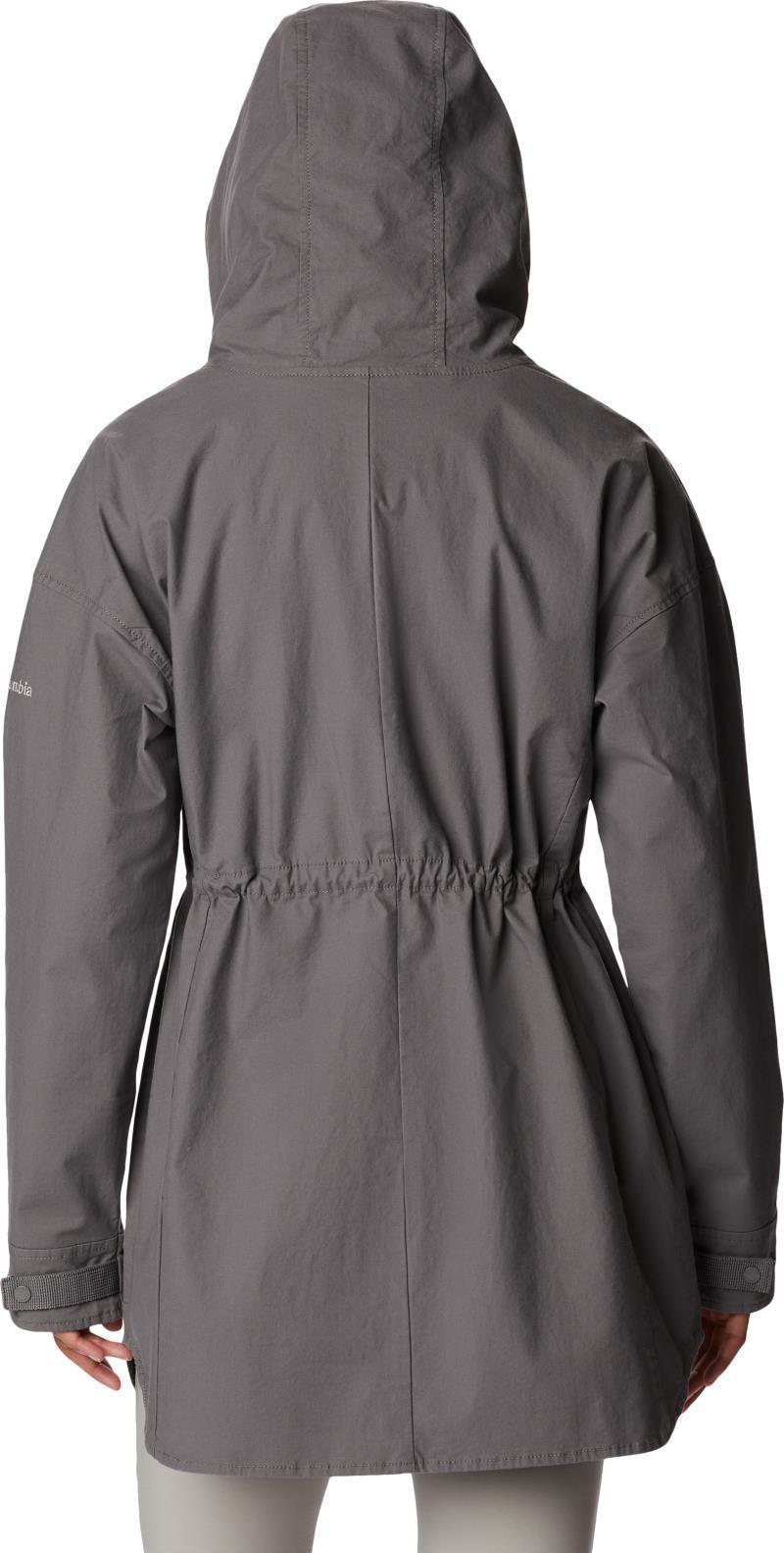Sage Lake Long Lined Jacket - Womens - City Grey 3