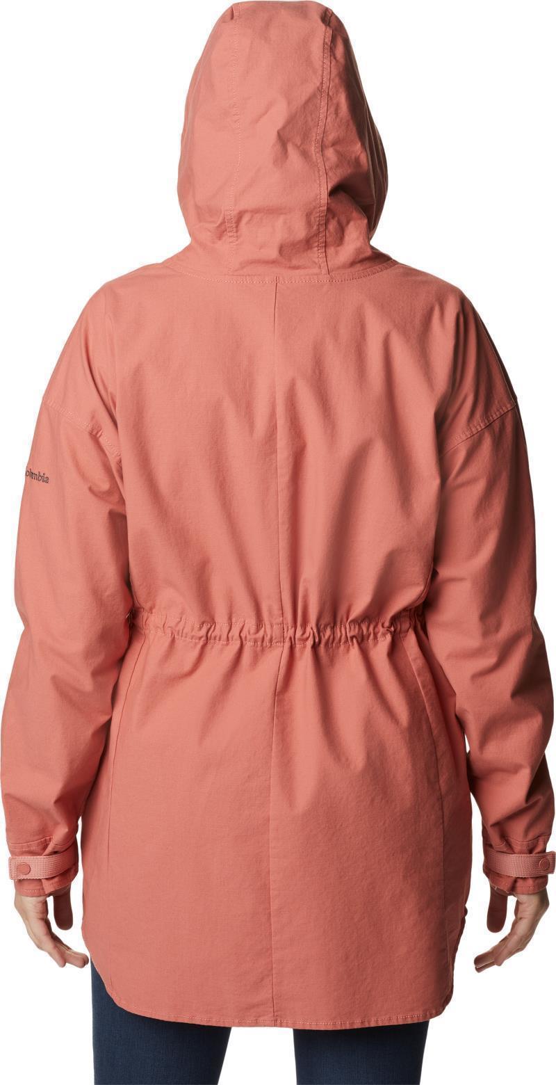 Sage Lake Long Lined Jacket - Womens - Dark Coral 3
