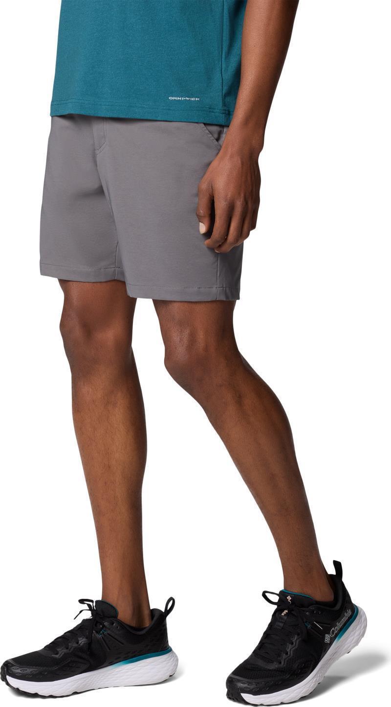 Sage Peak Chino Shorts, 7" Inseam - Mens - city grey 1