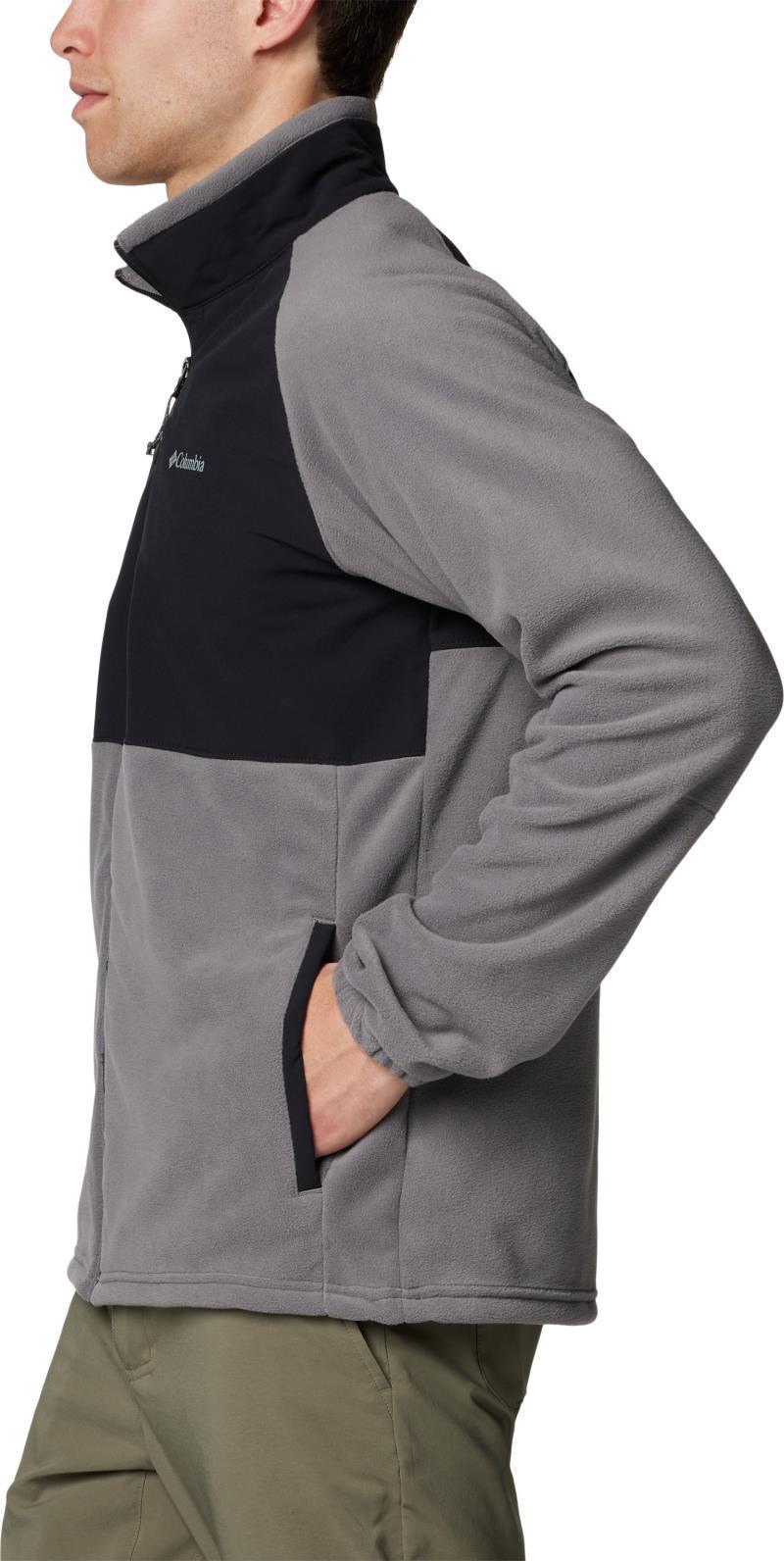 Sage Peak Full Zip Fleece - Mens - City Grey / Black 6