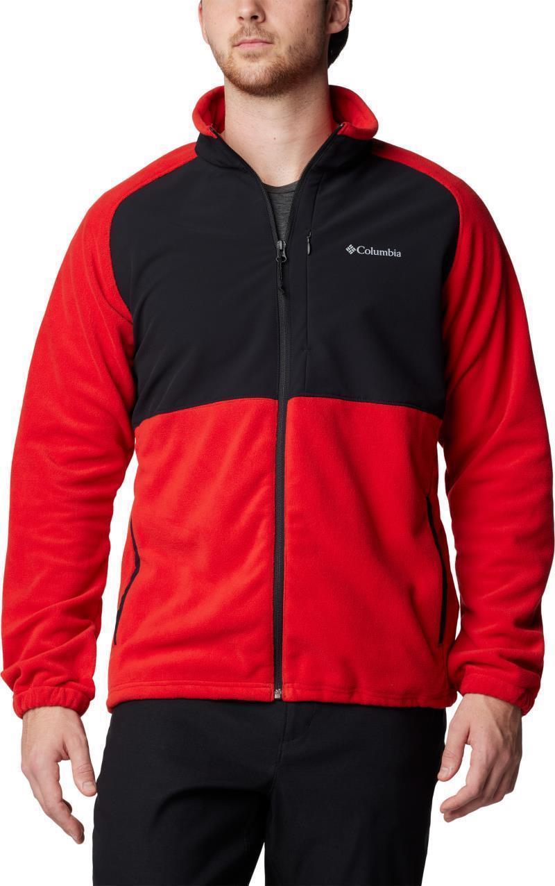 Sage Peak Full Zip Fleece - Mens - Sail Red / Black 1
