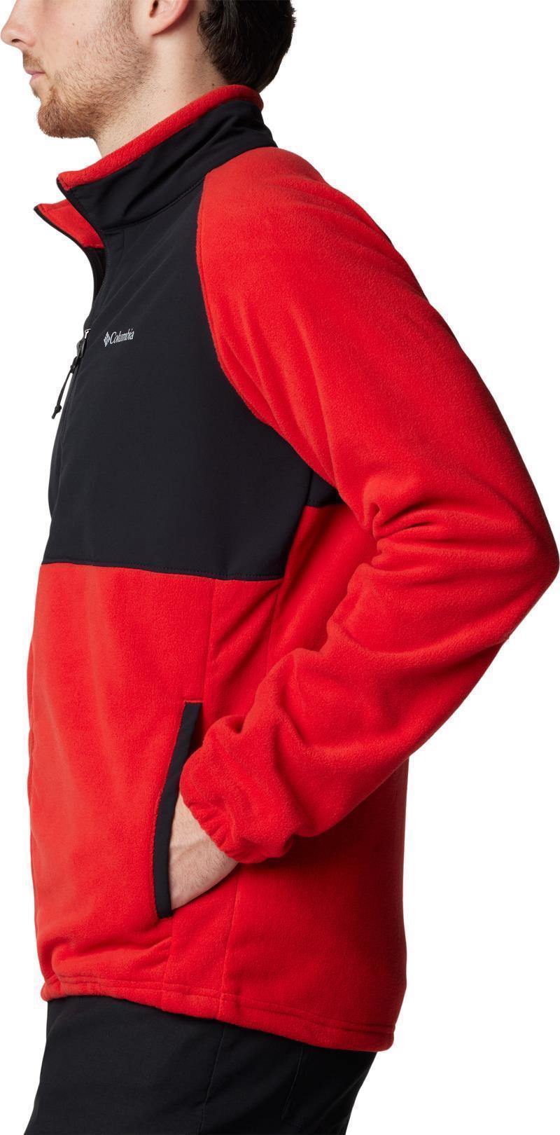 Sage Peak Full Zip Fleece - Mens - Sail Red / Black 6