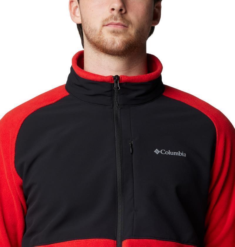 Sage Peak Full Zip Fleece - Mens - Sail Red / Black 7