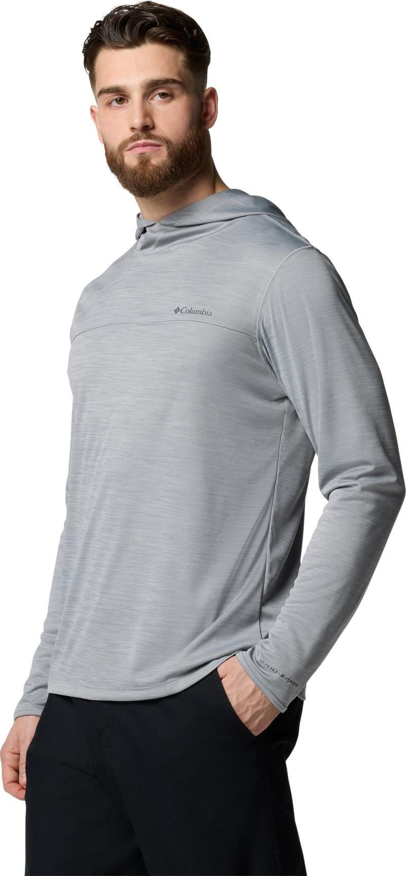 Sage Peak Knit Hoodie - Mens - columbia grey heather 1
