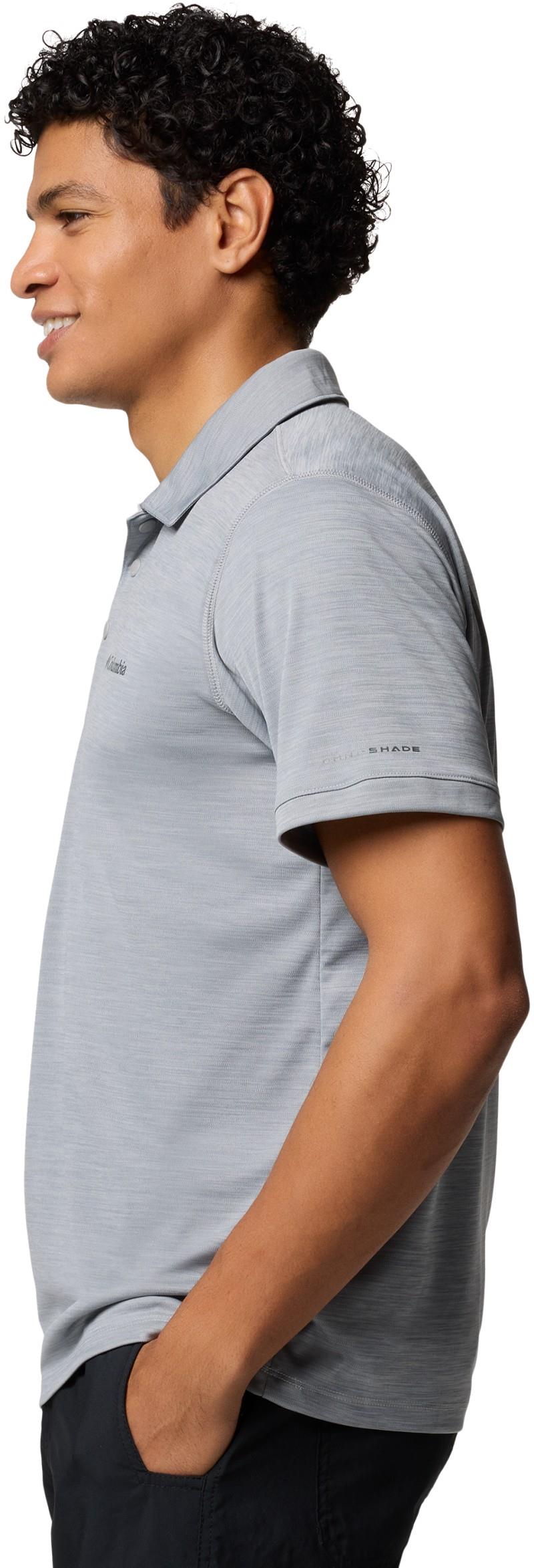 Sage Peak Knit Polo - Mens - columbia grey heather 1