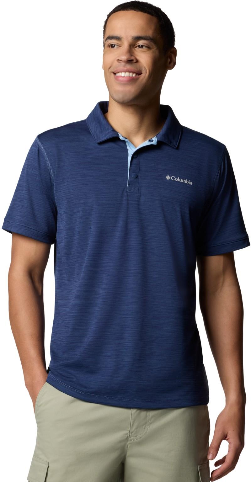 Sage Peak Knit Polo - Mens - dark mountain heather 1