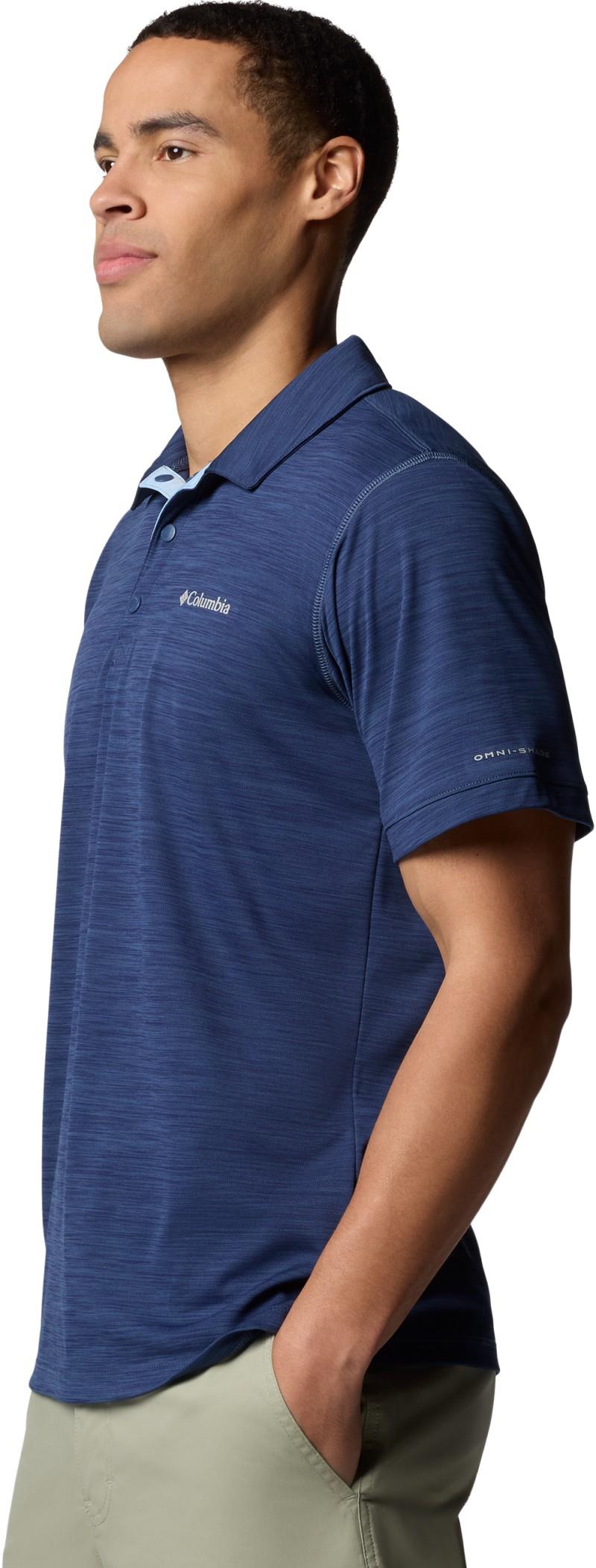 Sage Peak Knit Polo - Mens - dark mountain heather 1