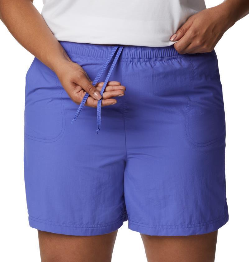 Sandy River Shorts, 6" Inseam - Plus - Womens - Purple Lotus 3