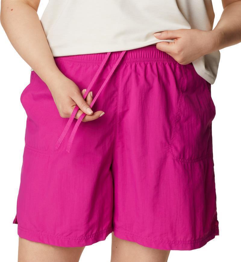 Sandy River Shorts, 6" Inseam - Plus - Womens - Wild Fuchsia 1