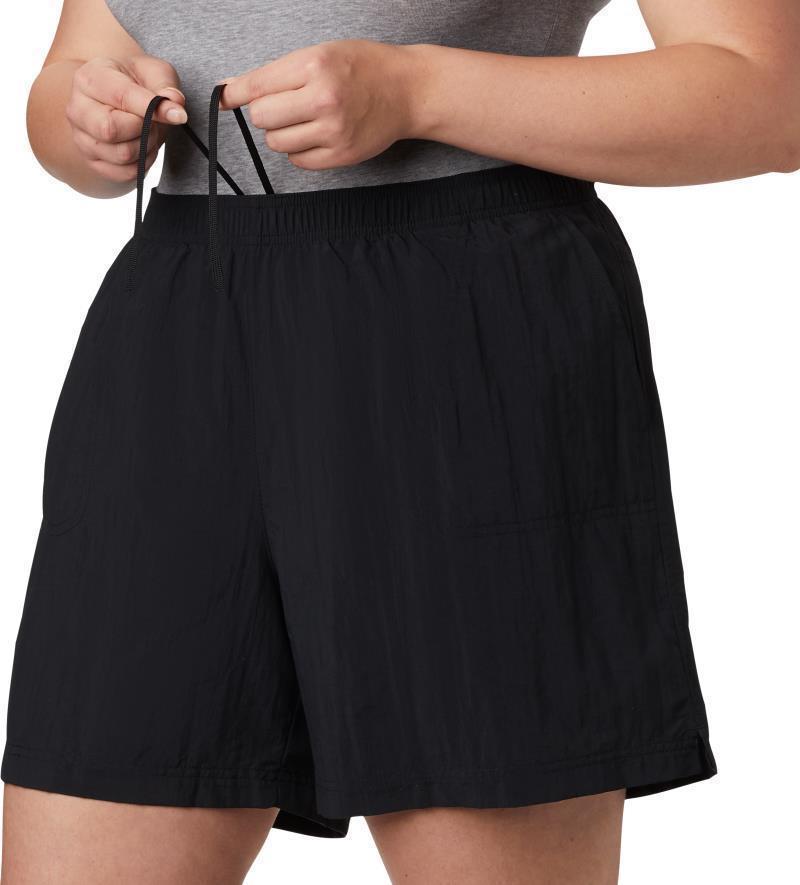 Sandy River Shorts, 6" Inseam - Plus - Womens - black 1