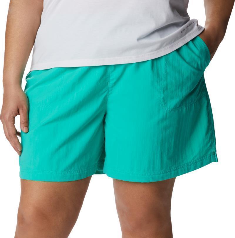 Sandy River Shorts, 6" Inseam - Plus - Womens - electric turquoise 1