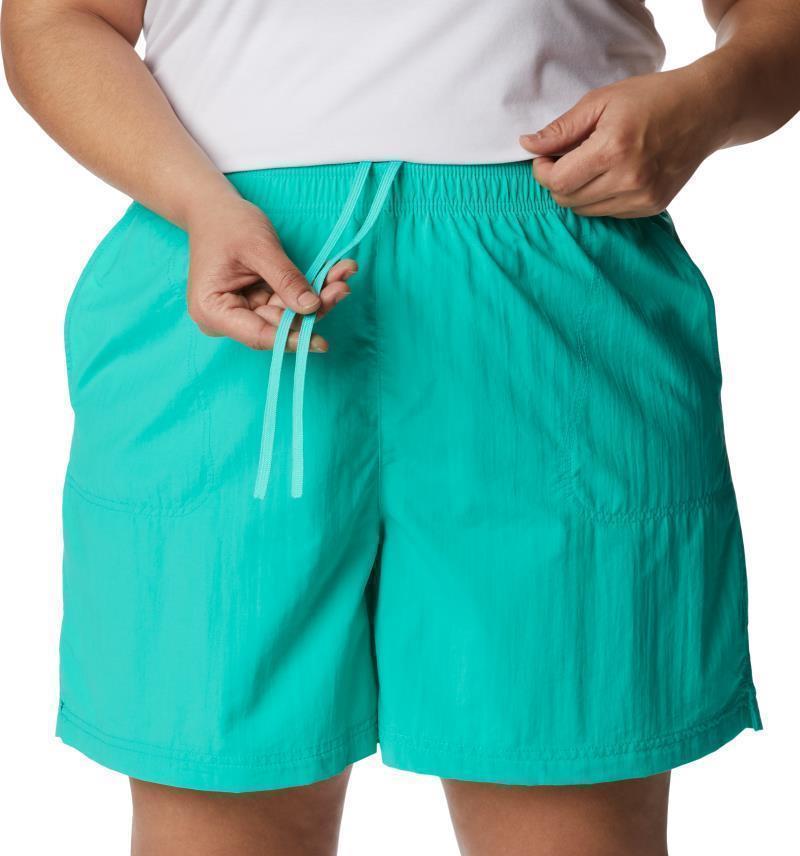 Sandy River Shorts, 6" Inseam - Plus - Womens - electric turquoise 1