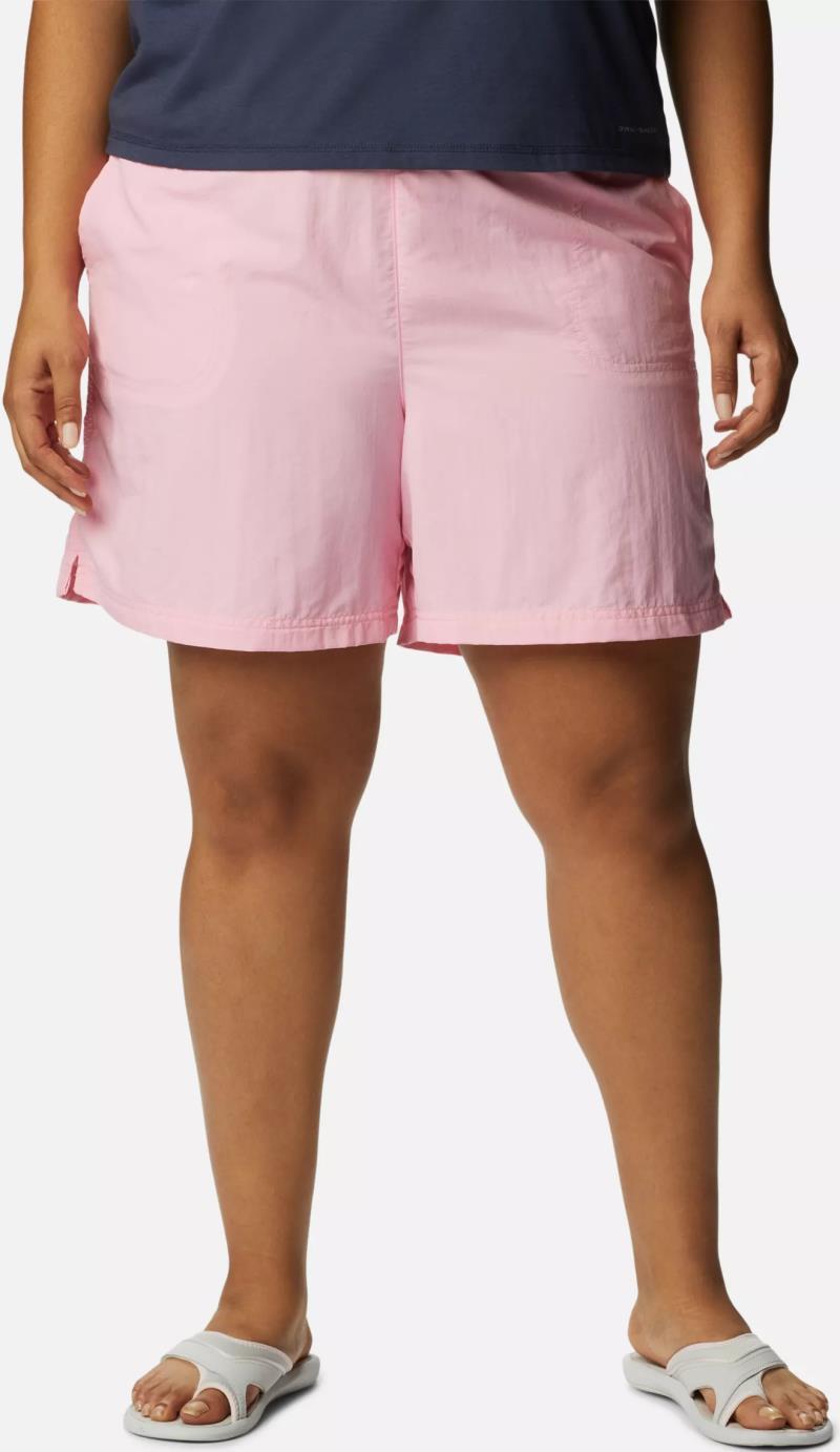 Sandy River Shorts, 6" Inseam - Plus - Womens - wild rose 1